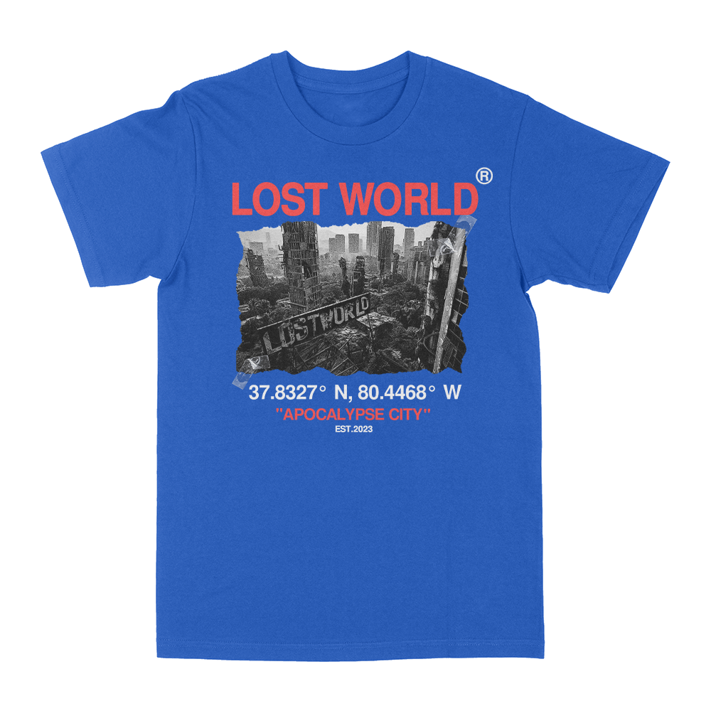 Apocalypse City Tee Blue