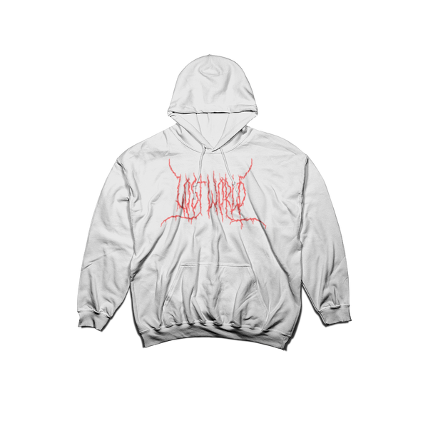 Metal World Hoodie white