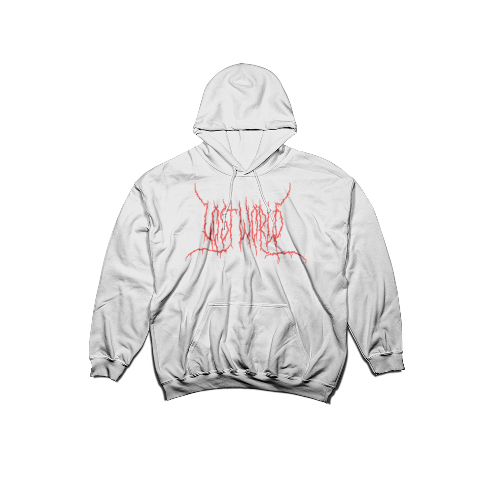 Metal World Hoodie white