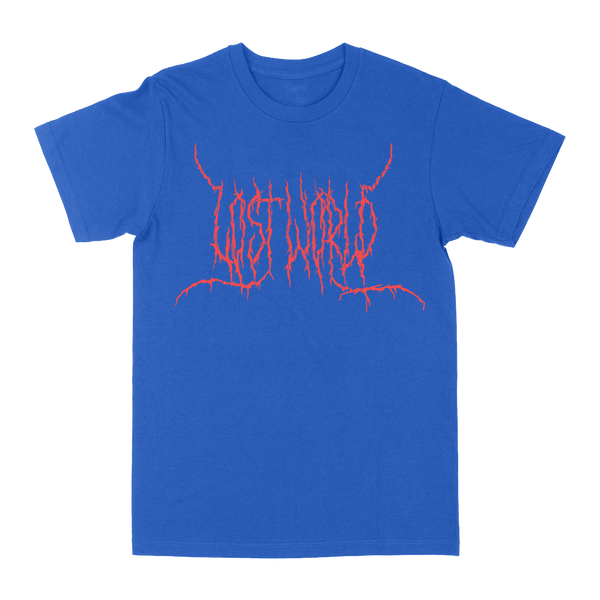 Metal World Tee Blue