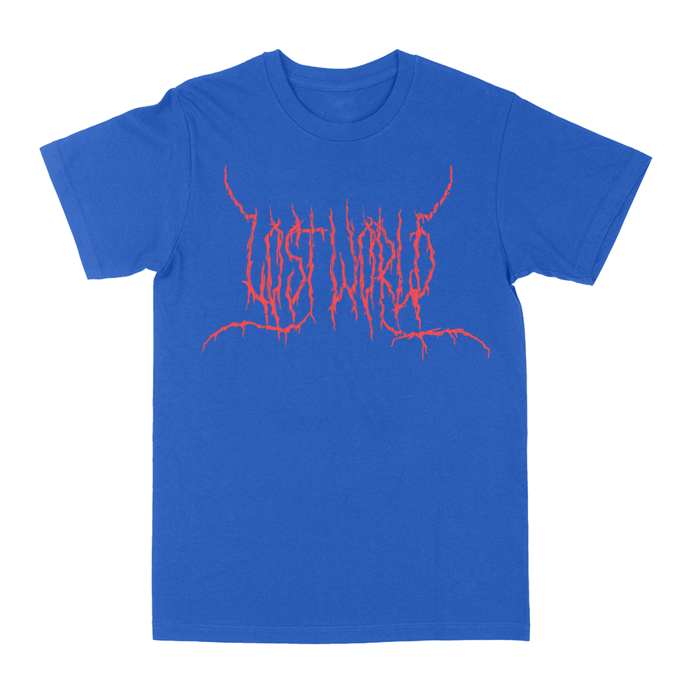 Metal World Tee Blue