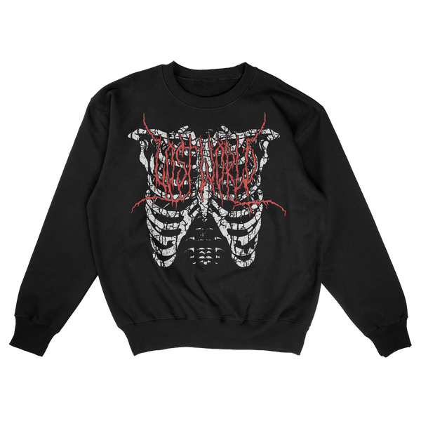 Skeleton Long Sleeve Tee Black