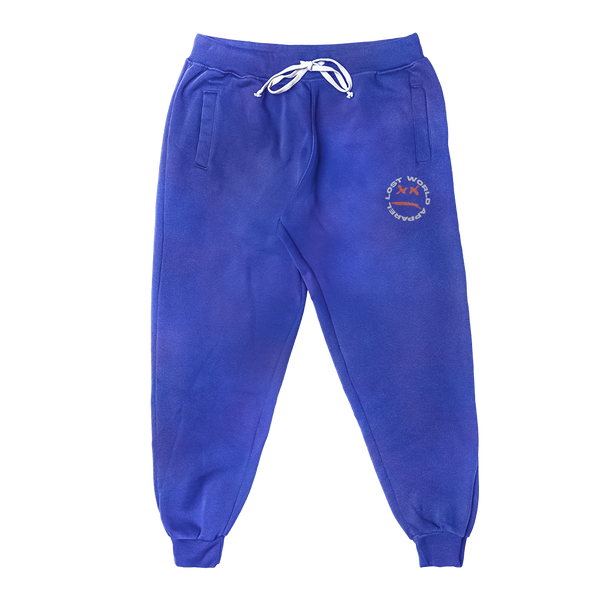 Sad World Joggers Blue