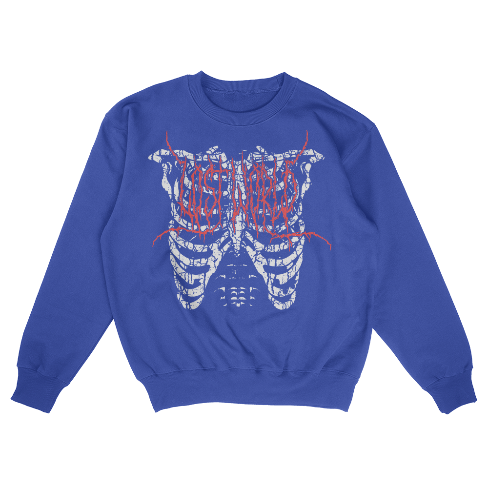 Skeleton Long Sleeve Blue